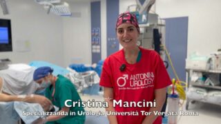 Testimonianza Dott.ssa Cristina Mancini Specializzanda Urologia Università  di Tor Vergata