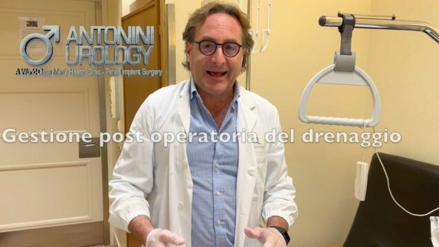 Gestione post operatoria del drenaggio